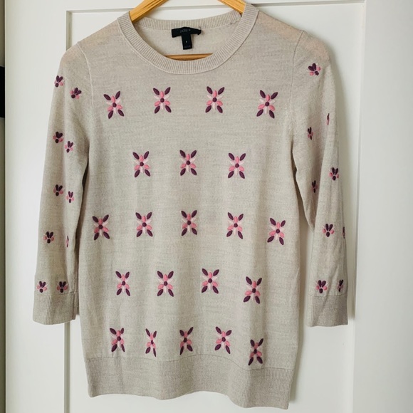 Jcrew Tippi Sweater with Embroidered Details - Picture 11 of 11